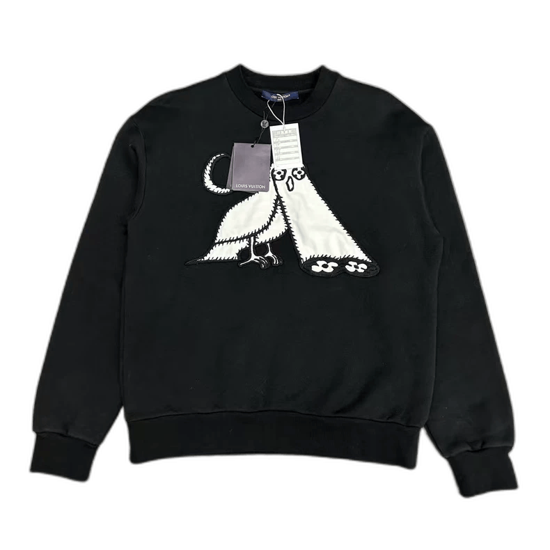 Louis Vuitton Louis Vuitton Owl Patch Crewneck Sweatshirt Size US M / EU 48-50 / 2 - 1 Thumbnail