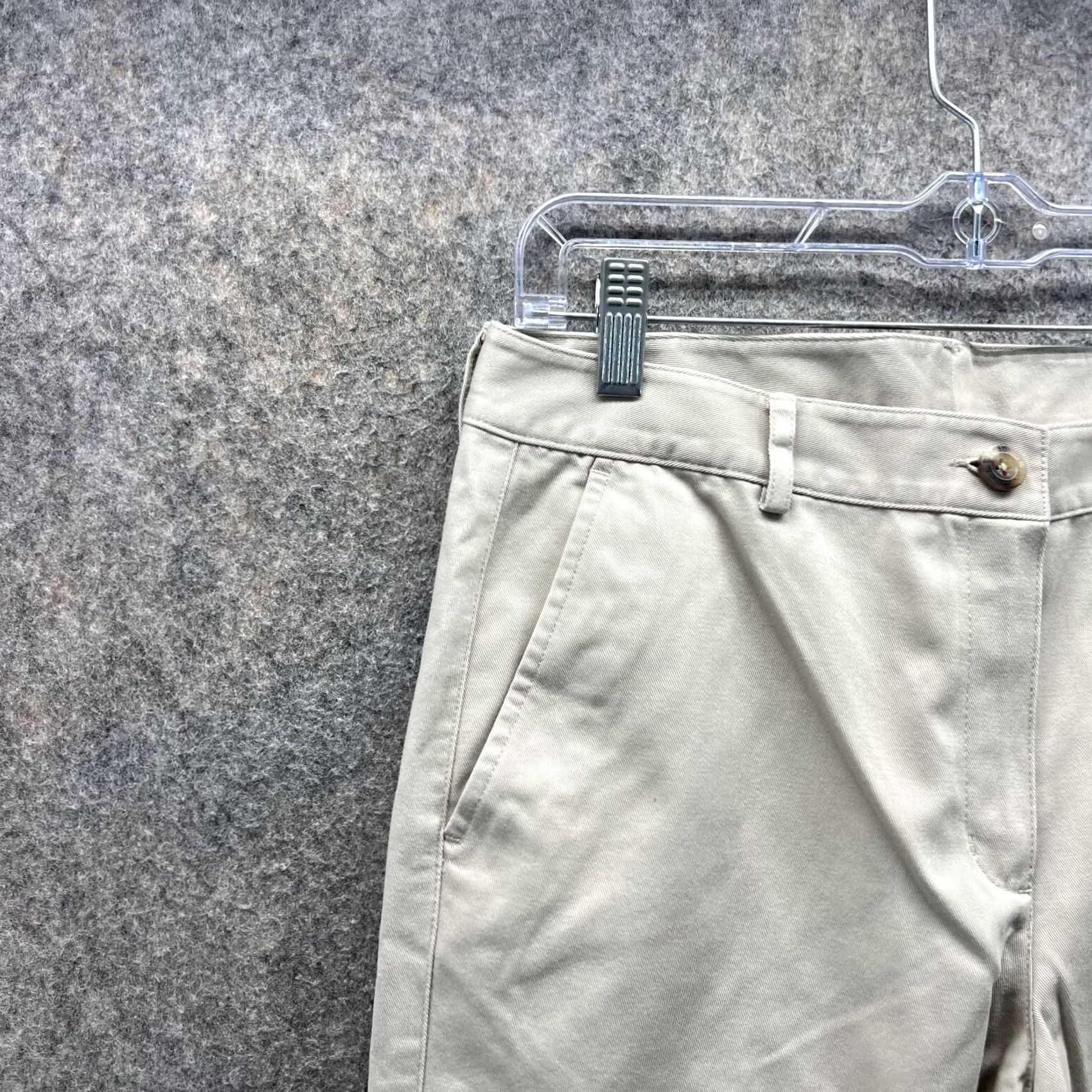 Vintage LL Bean Pants Women 6 Chino Canvas Beige Regular Size 28" / US 6 / IT 42 - 3 Thumbnail