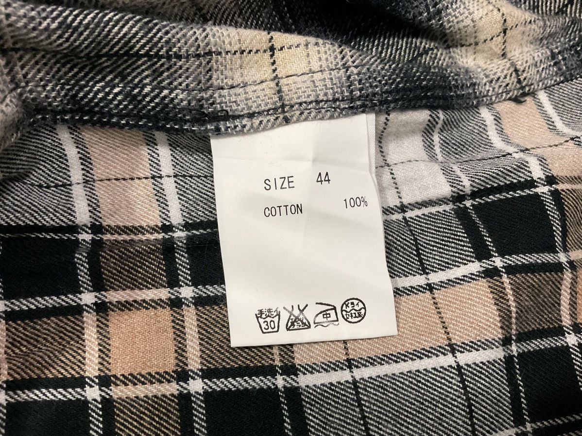 Designer × Japanese Brand × KIDILL 🔥 Rare Archived Kidill Flannel Shirt Made In Japan Size US L / EU 52-54 / 3 - 6 Thumbnail