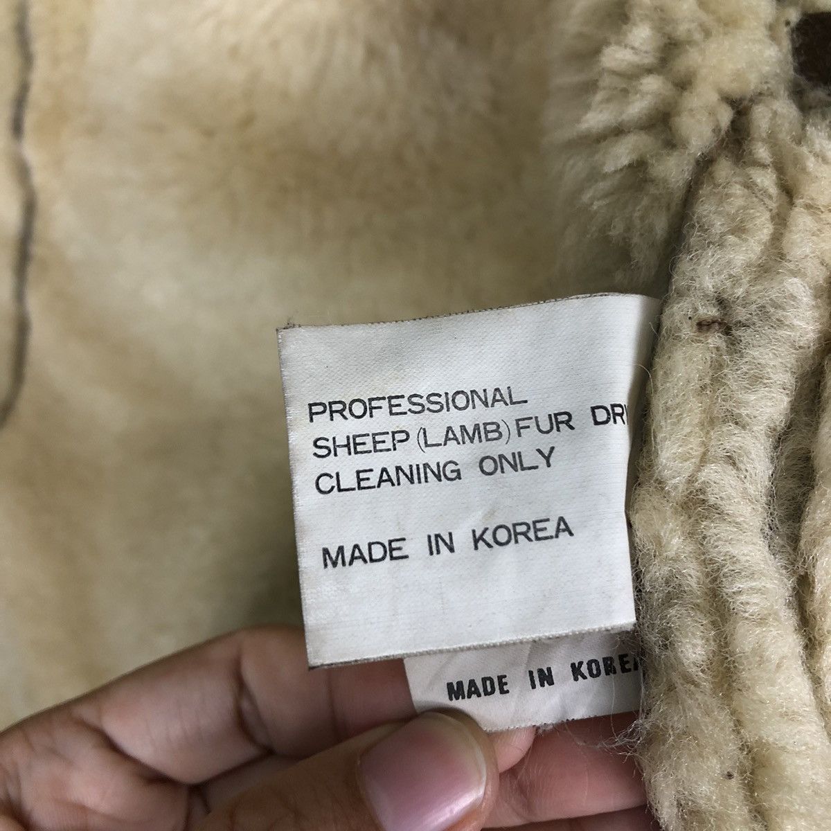 Japanese Brand Vintage Cropped Ontime Genuine Leather Jacket Sheep Lamb Fur Size US M / EU 48-50 / 2 - 14 Thumbnail