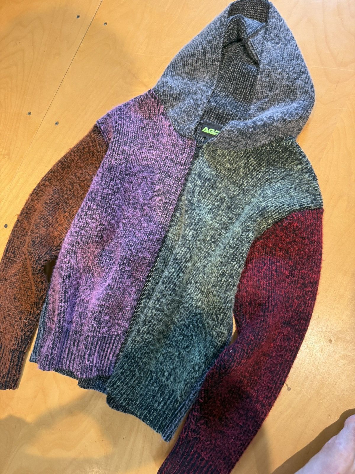 Other AGR Mohair Zip up wool sweater Size US M / EU 48-50 / 2 - 4 Thumbnail