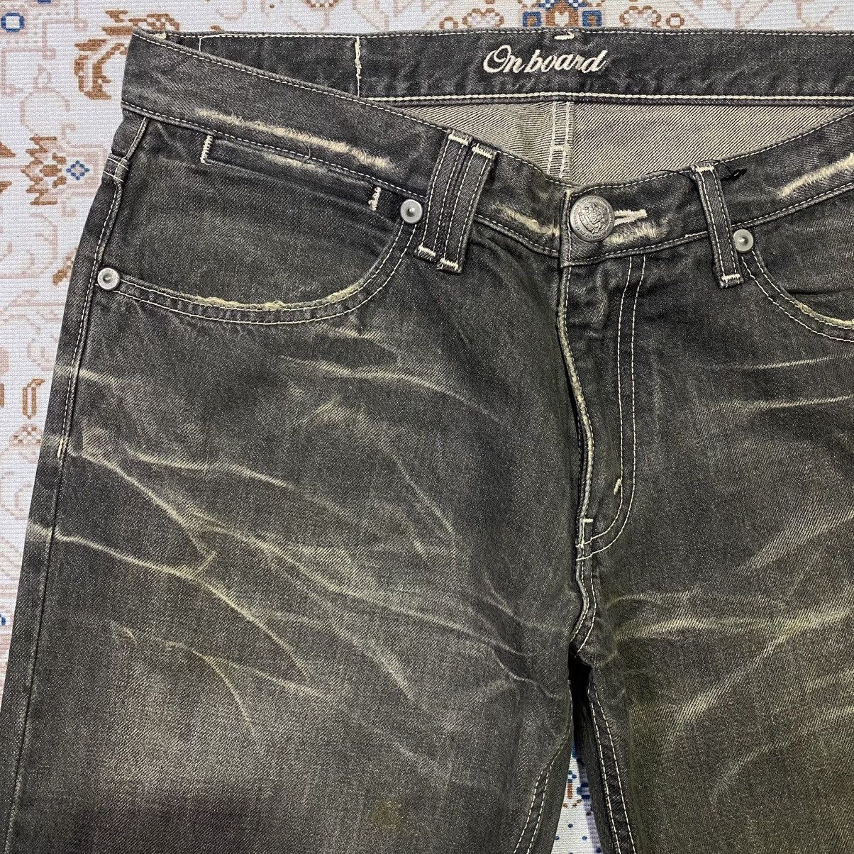 If Six Was Nine × Le Grande Bleu (L.G.B.) 2000s Y2K On Board Beautiful Fade Jeans Size US 30 / EU 46 - 5 Thumbnail