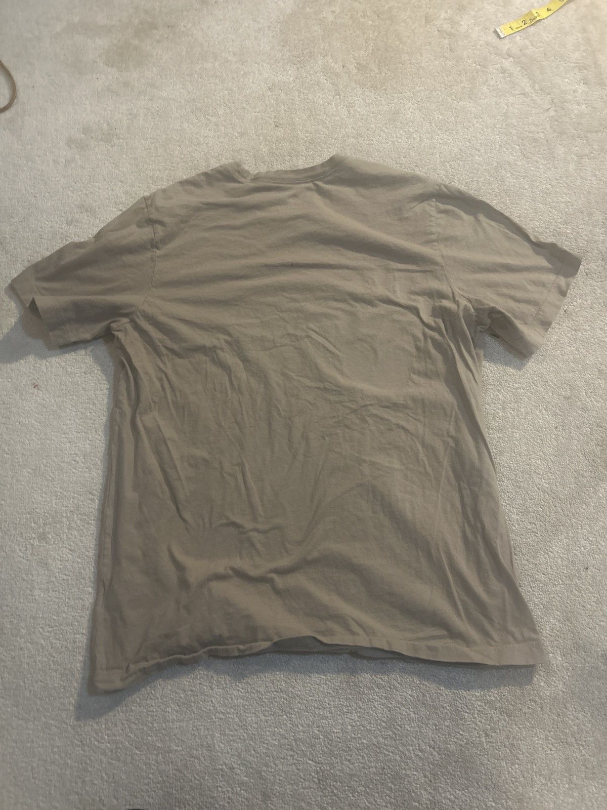 Nike Beige Nike corner swoosh tee Size US M / EU 48-50 / 2 - 2 Thumbnail