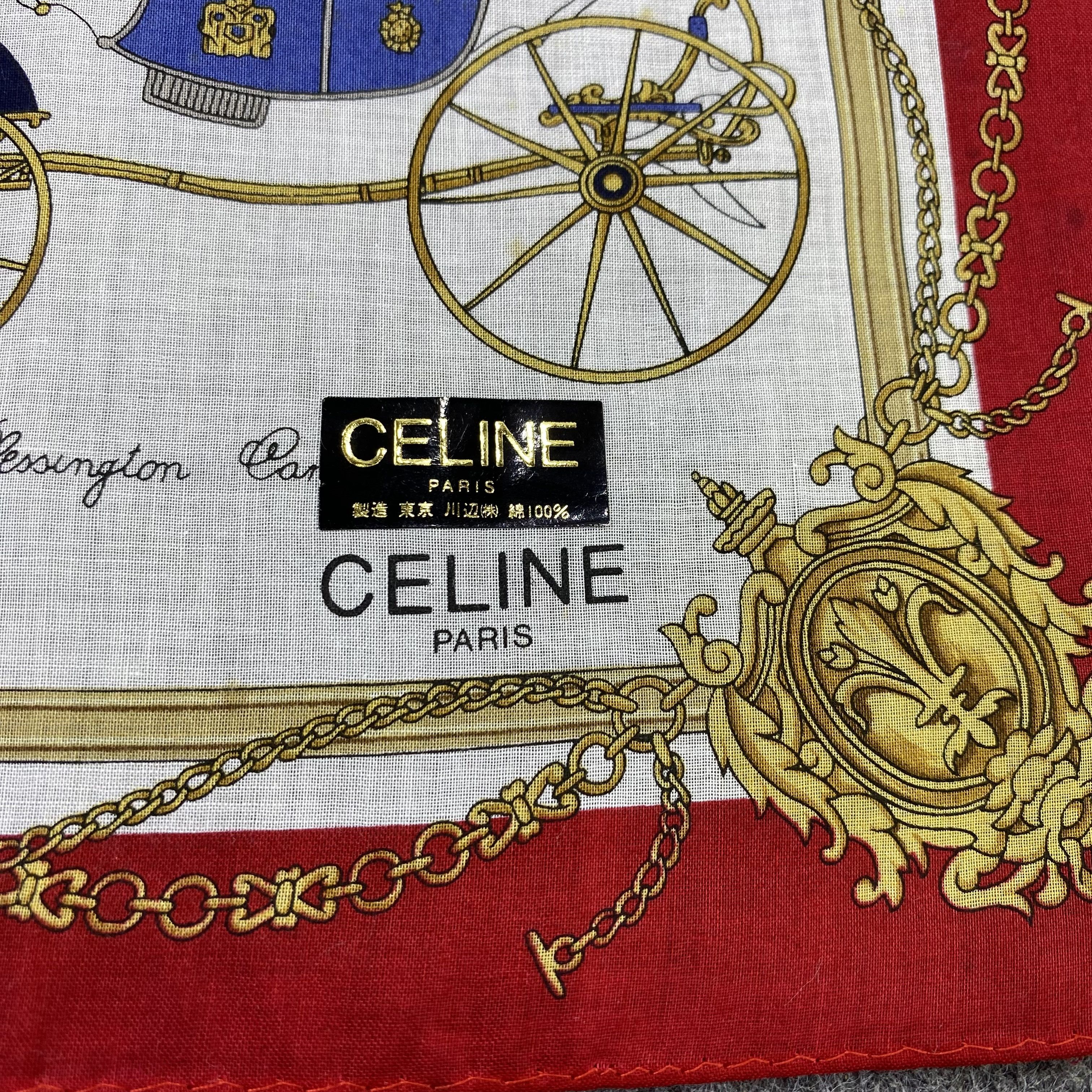 Celine Celine Handkerchief Neckerchief Bandana-B2025 Size ONE SIZE - 7 Thumbnail