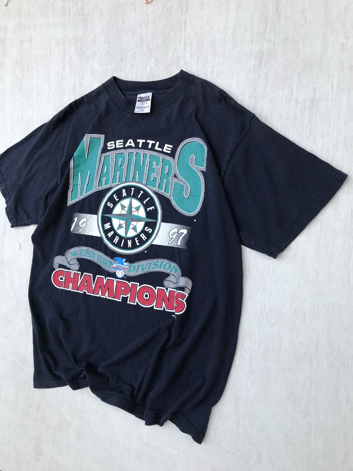 MLB vintage Seattle Mariners MLB Champion 1997 Size US XL / EU 56 / 4 - 2 Thumbnail