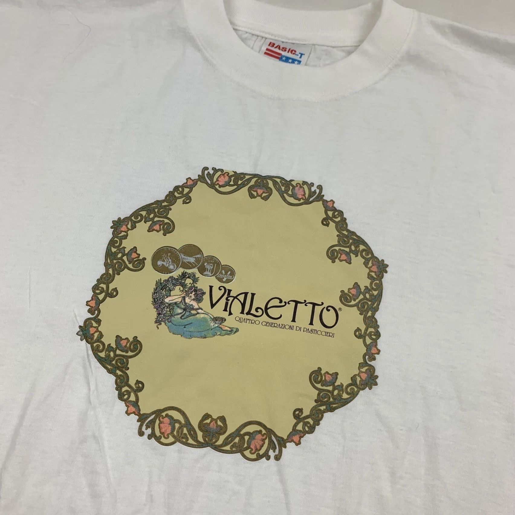 Vintage Vintage Vintage Atlanta 1996 T Shirt Adult Large White Italy Italian Olympics Vialetto Size US L / EU 52-54 / 3 - 3 Thumbnail