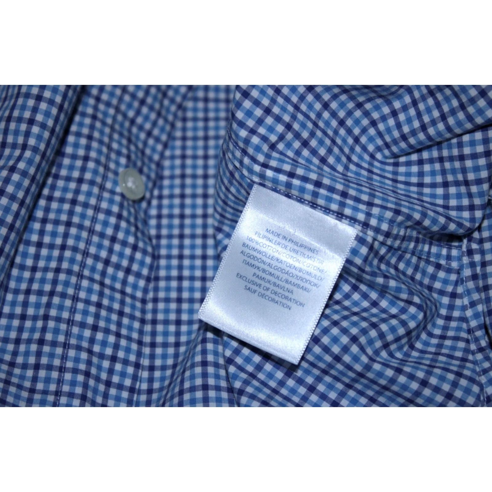 Polo Ralph Lauren Polo Ralph Lauren Slim Fit Blue Shirt Mens Size M Size US M / EU 48-50 / 2 - 6 Thumbnail