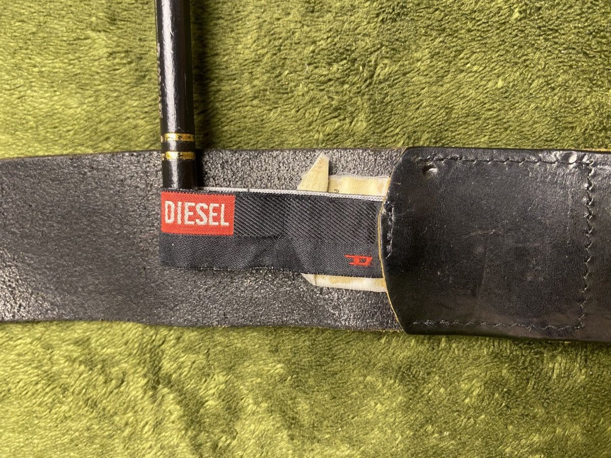 Diesel Diesel buckle black leather belt Size 34 - 5 Thumbnail