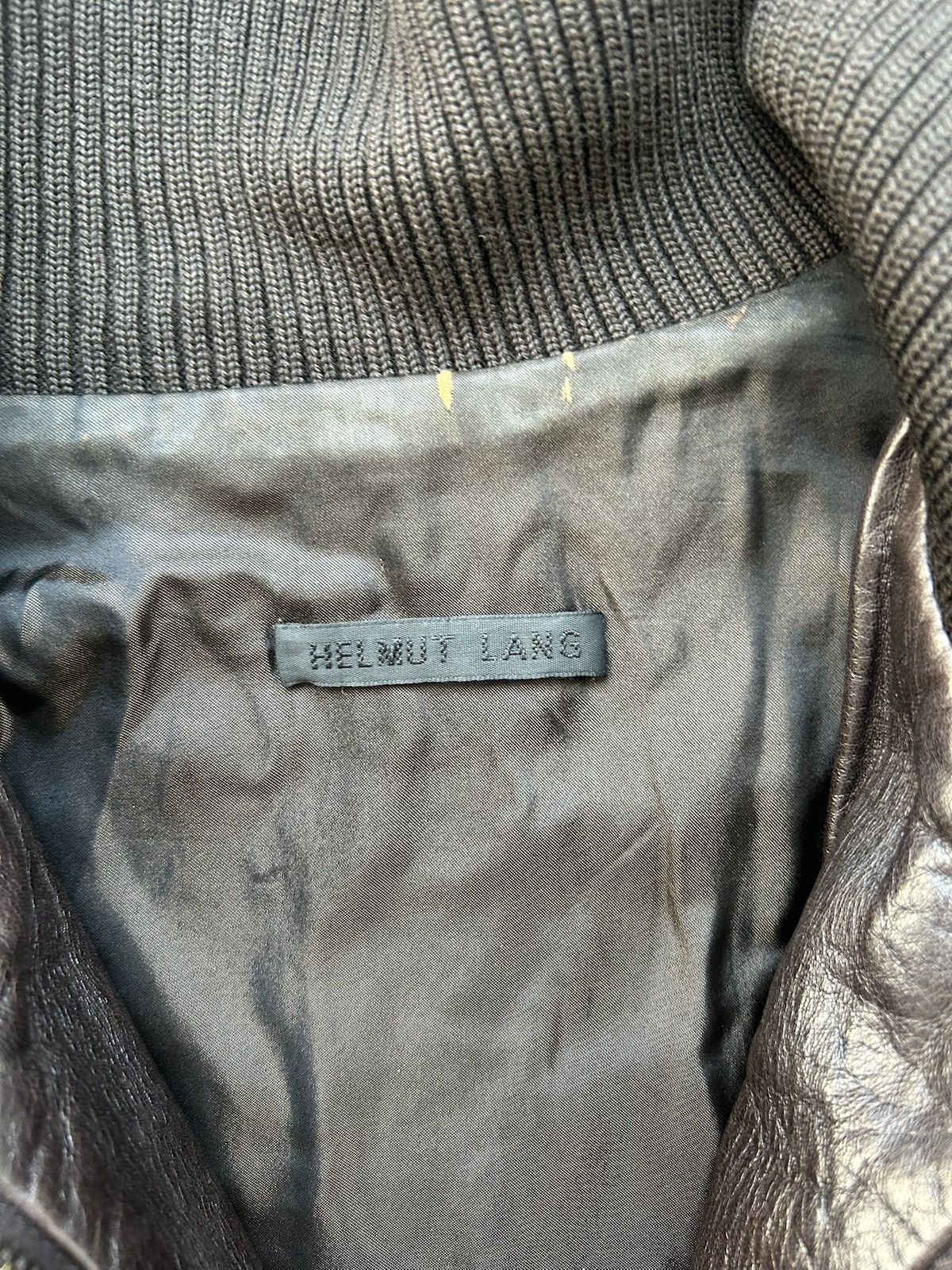 Helmut Lang Helmut Lang 00AW Brown Leather Jacket Size US S / EU 44-46 / 1 - 4 Thumbnail