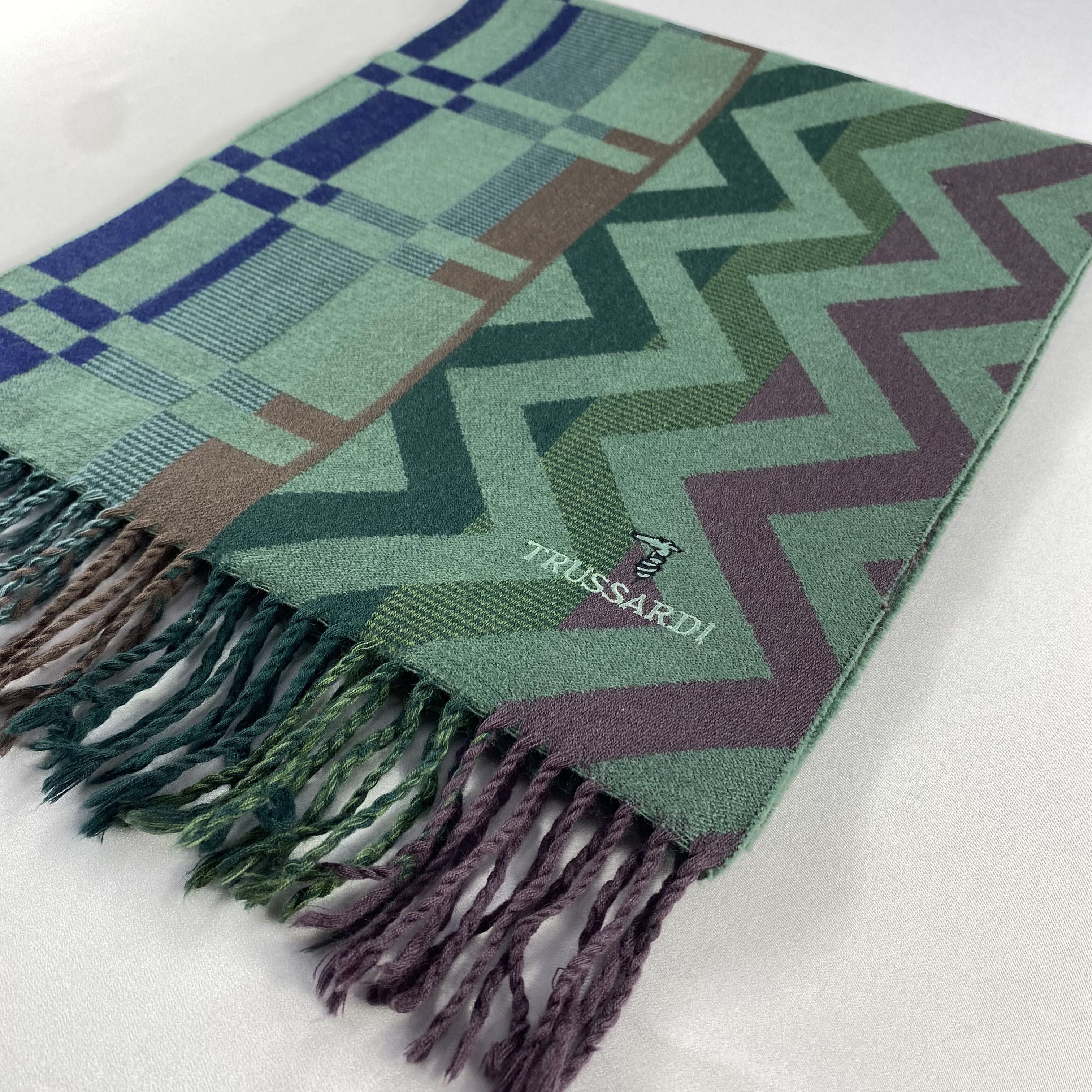 Trussardi Vintage Trussardi Scarf Neck Wrap Muffler Size ONE SIZE - 3 Thumbnail