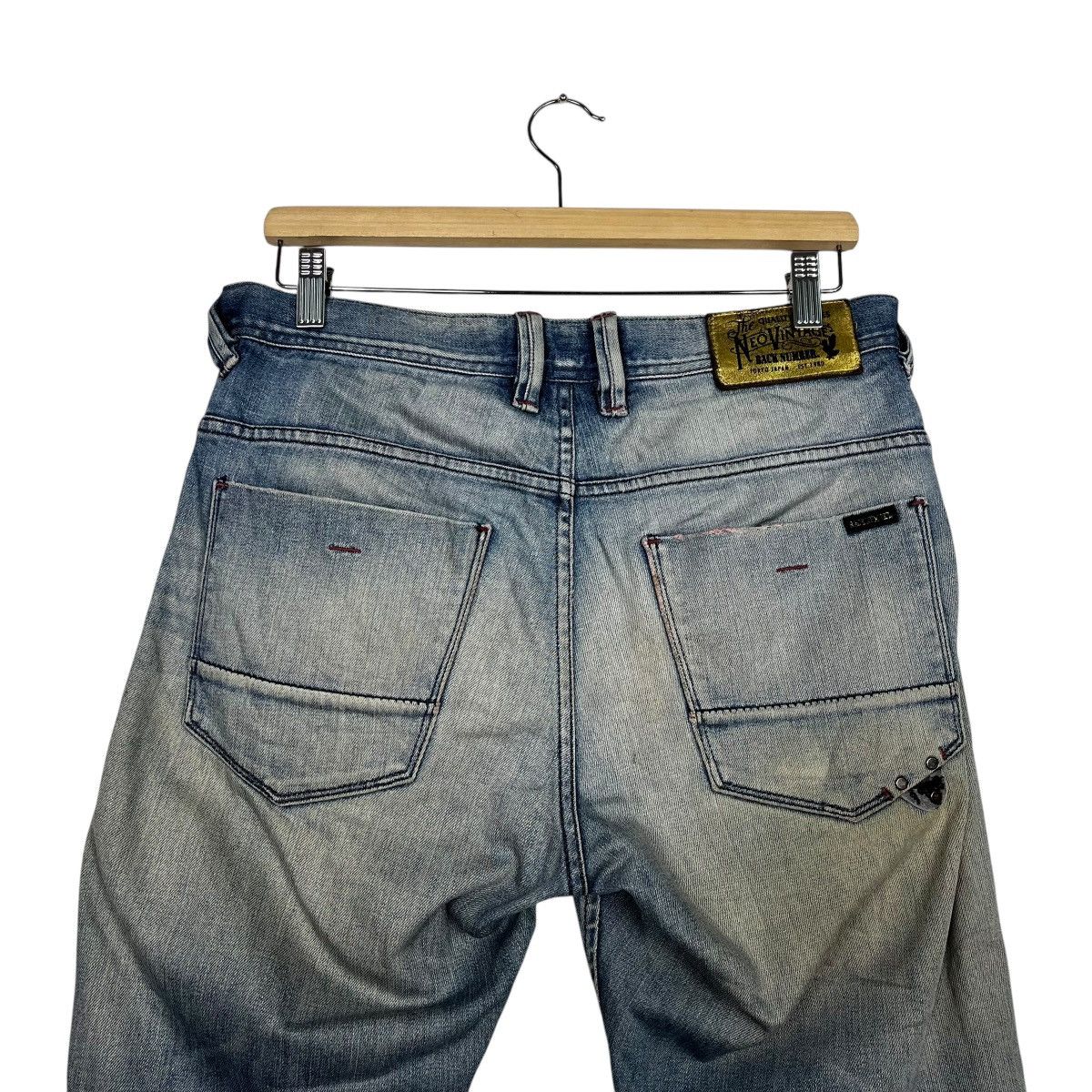 Japanese Brand × Vintage Vintage Back Number Distressed Denim Size 32" / US 10 / IT 46 - 8 Thumbnail