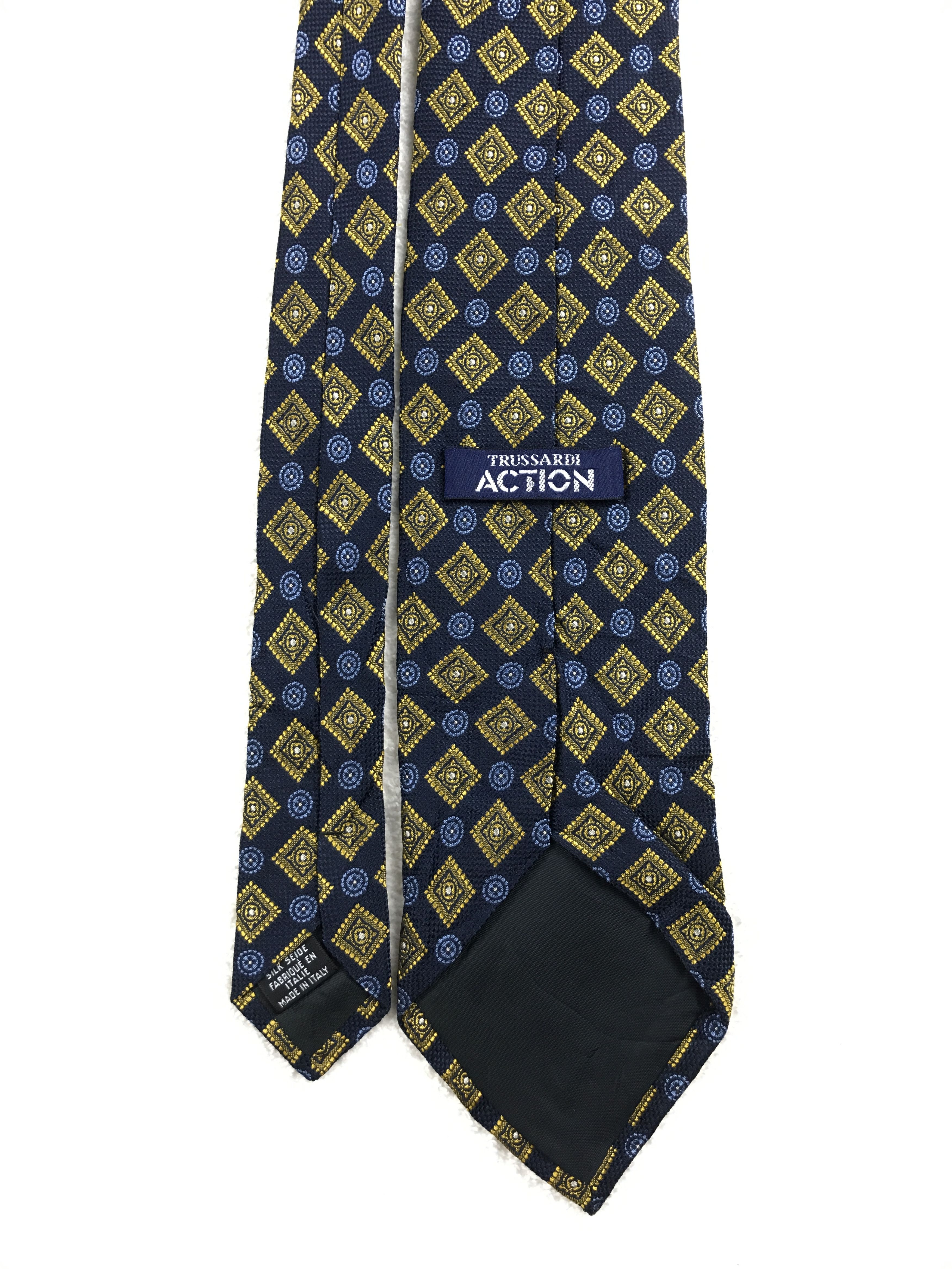 Trussardi × Vintage Vintage Trussardi Silk Necktie Size ONE SIZE - 4 Thumbnail