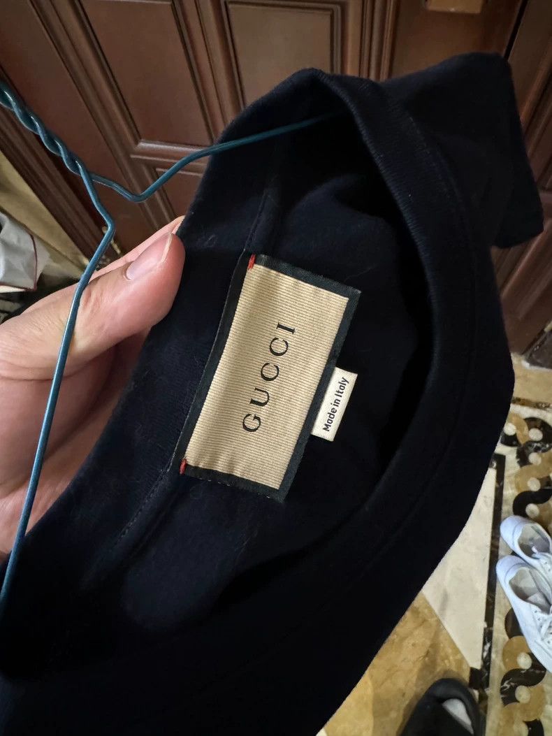 Gucci GucciLogo style dark blue short sleeves 2503-Nextarrow Size US XS / EU 42 / 0 - 3 Thumbnail