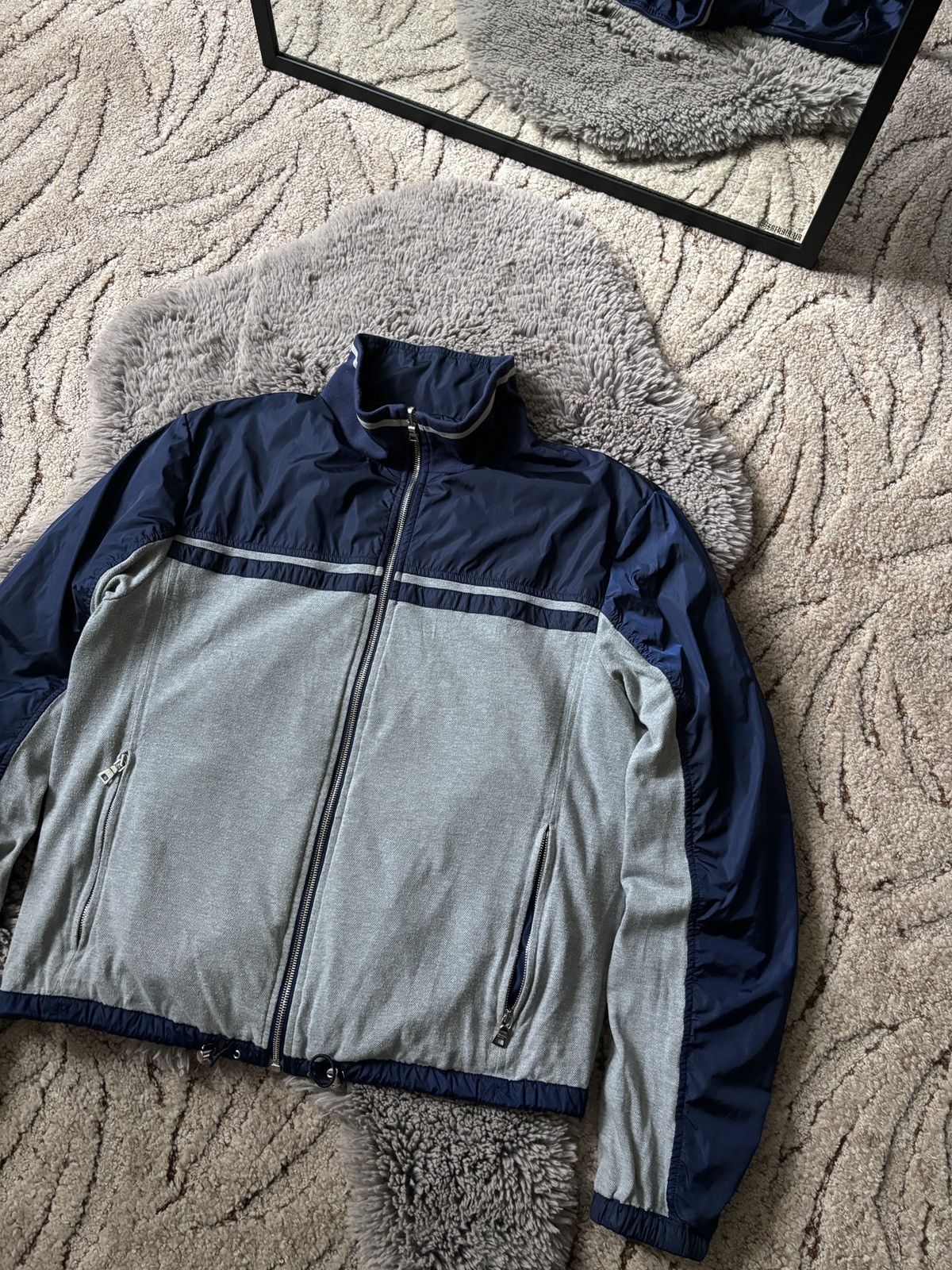 Prada × Vintage Prada jacket vintage red tab double side nylon blue bomvers Size US L / EU 52-54 / 3 - 6 Thumbnail