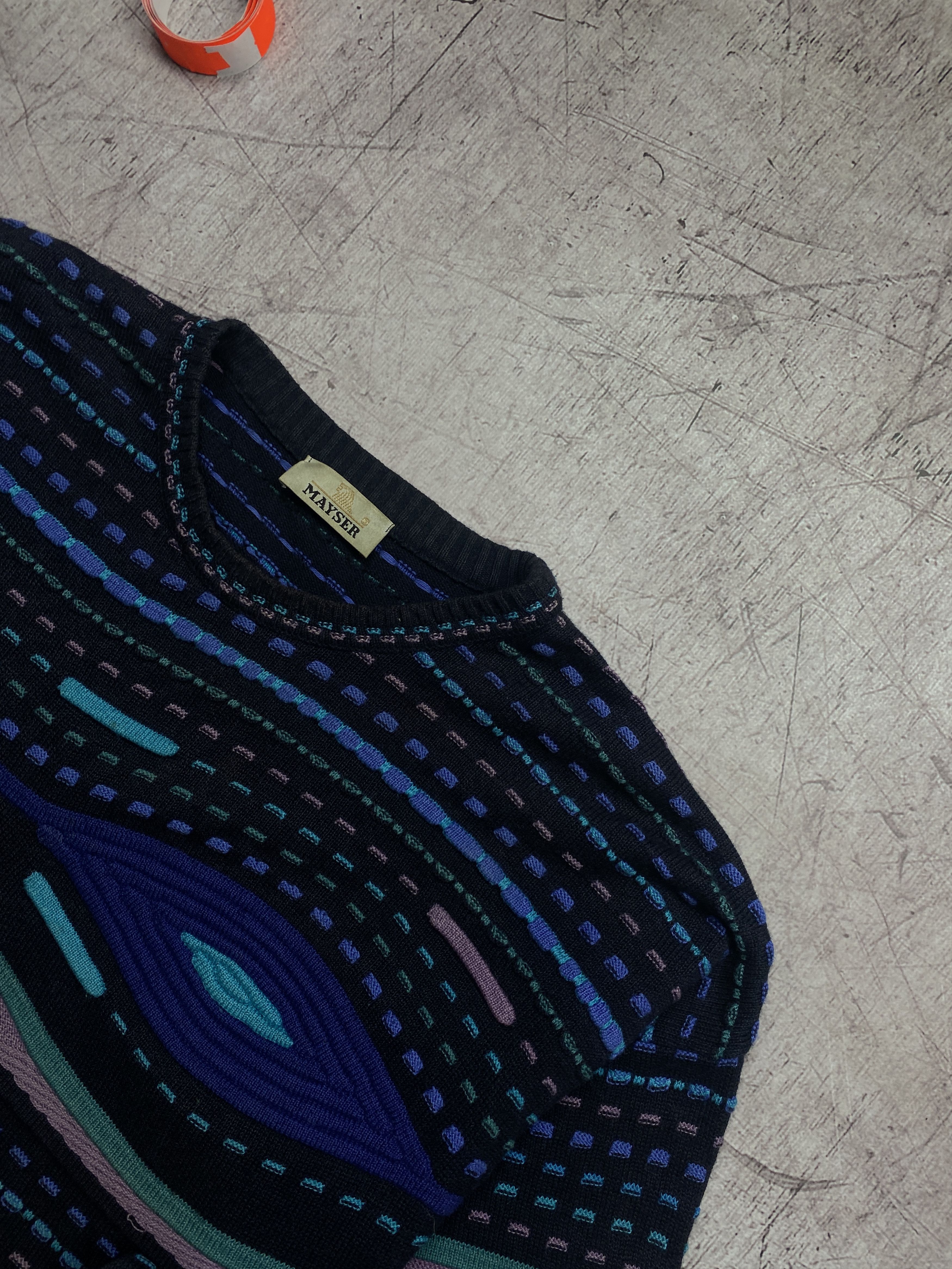 Vintage Vintage 90s Mens Coogi Style Textured Biggie Cozy Sweater Size US L / EU 52-54 / 3 - 2 Thumbnail
