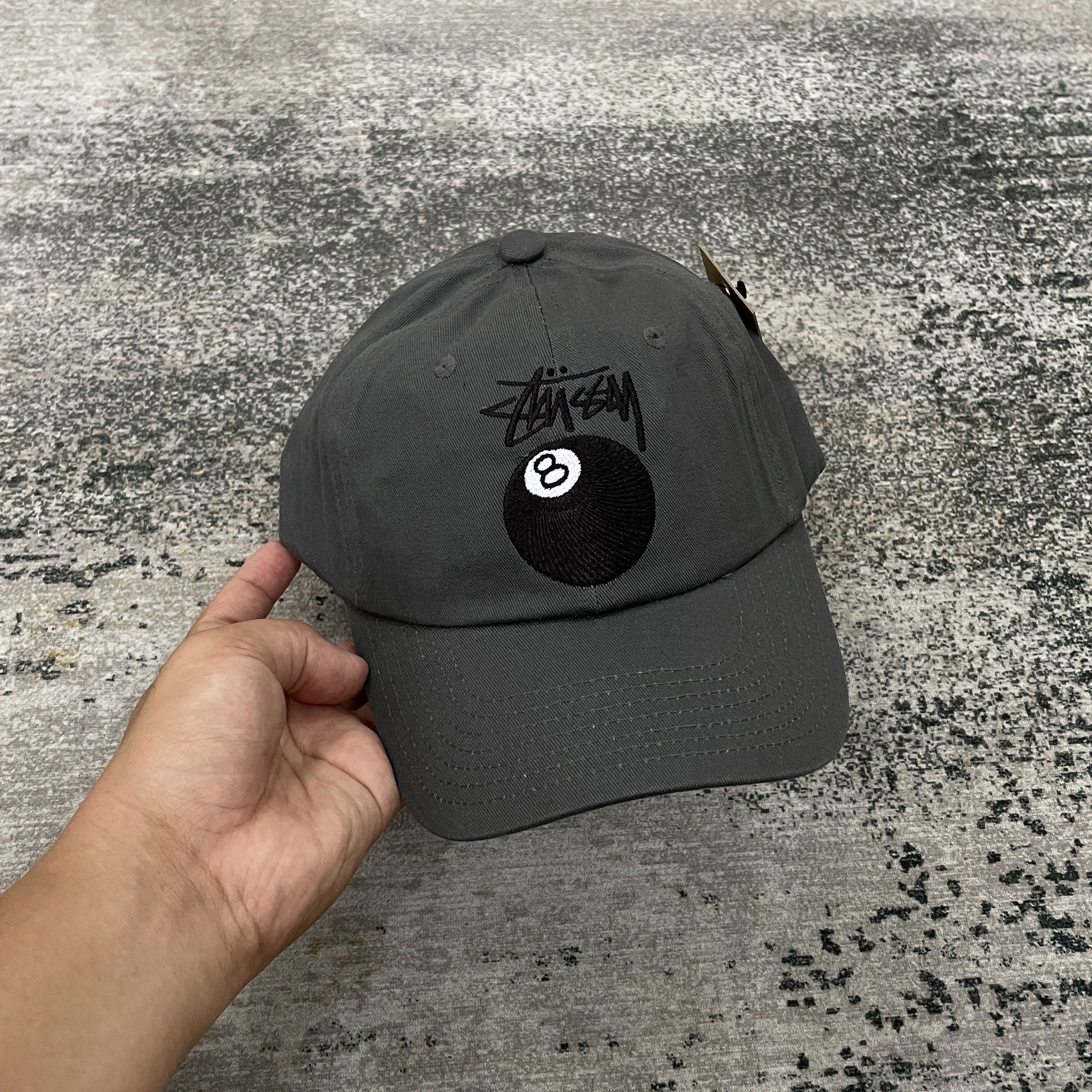 Stussy Stussy 8ball low pro cap Dark Grey Size ONE SIZE - 2 Thumbnail