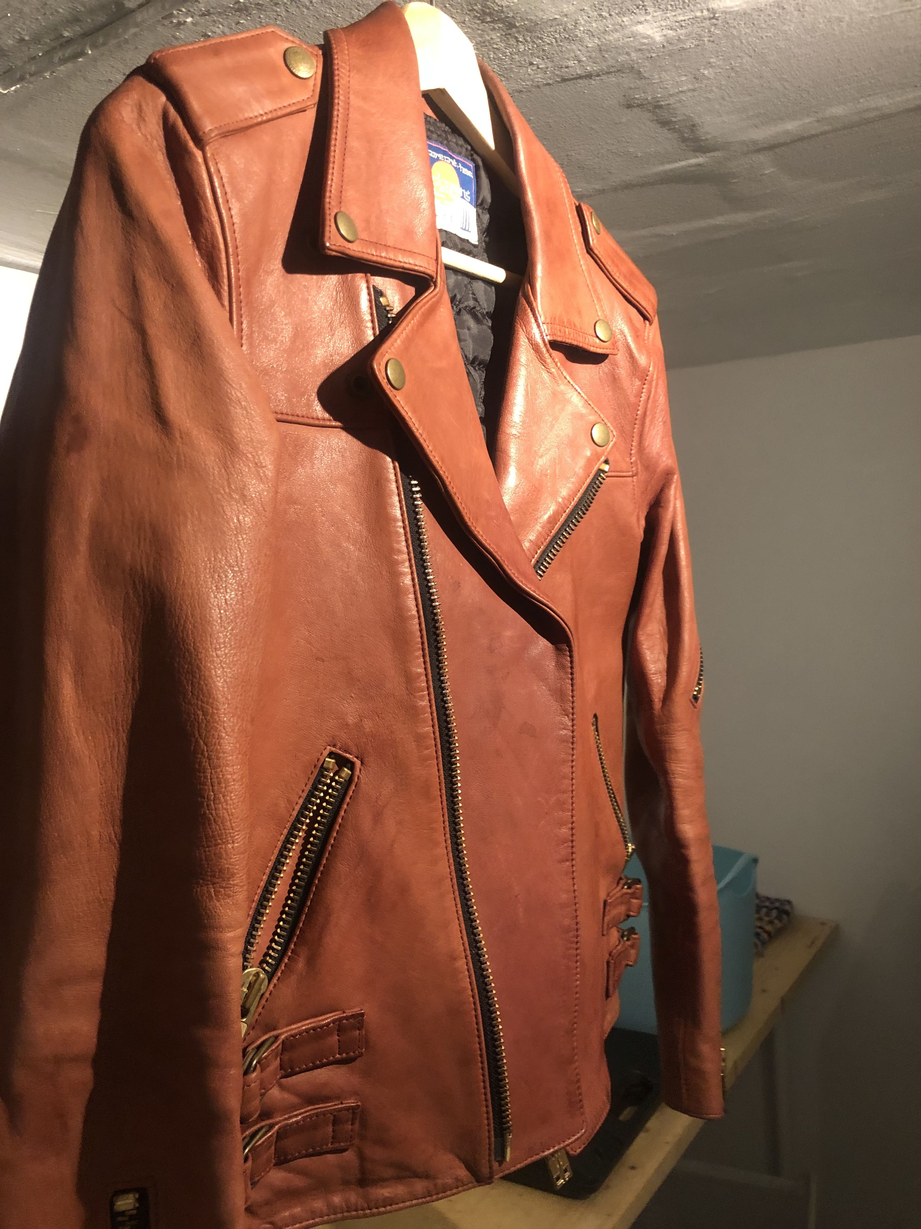 Blackmeans Blackmeans red double rider jacket Size US S / EU 44-46 / 1 - 6 Thumbnail