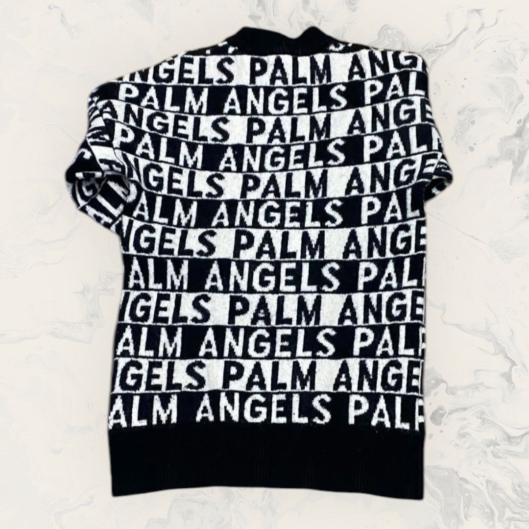 Palm Angels Palm Angel Spellout Allover Knit Sweater Size US M / EU 48-50 / 2 - 3 Thumbnail