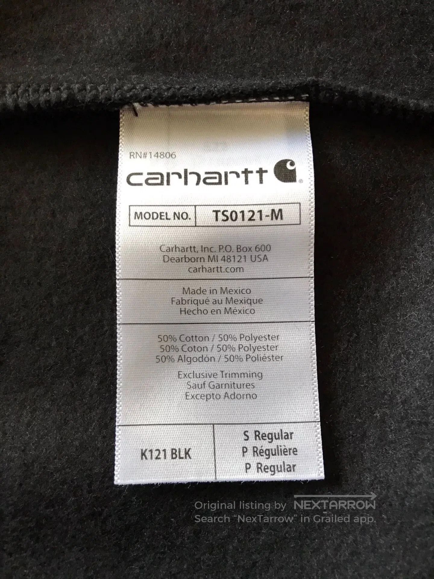Carhartt Carhartt K121 Black Hoodie. Size US S / EU 44-46 / 1 - 8 Thumbnail