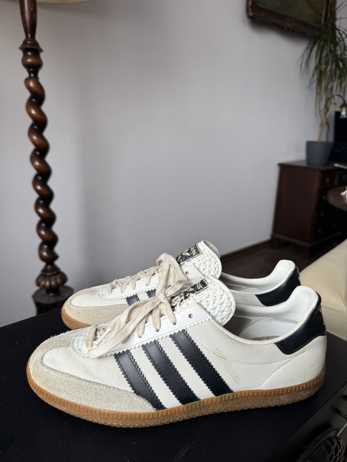 adidas gazelle silver green womens Rare Vintage 70s / 80s Adidas Bowling Sneaker Trainers – Yatva main image 0