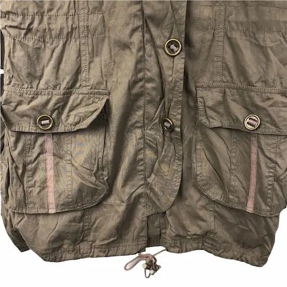 ABAHOUSE Vtg ABAHOUSE ECRU JAPAN Tactical Faux Fur Trench Coat Parka Size S / US 4 / IT 40 - 3 Thumbnail