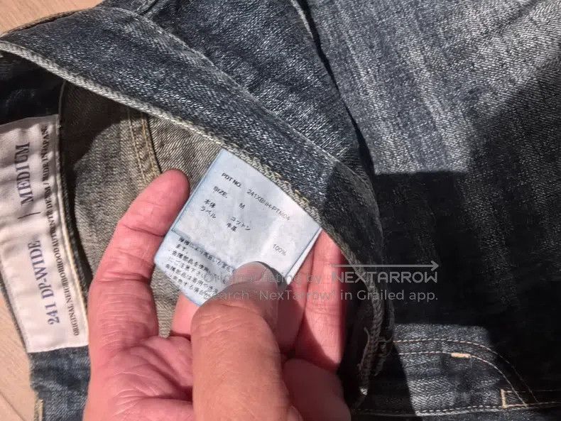 Neighborhood Neighborhood size M Basic Washed Denim Pants, Size M Size US 27 - 5 Thumbnail