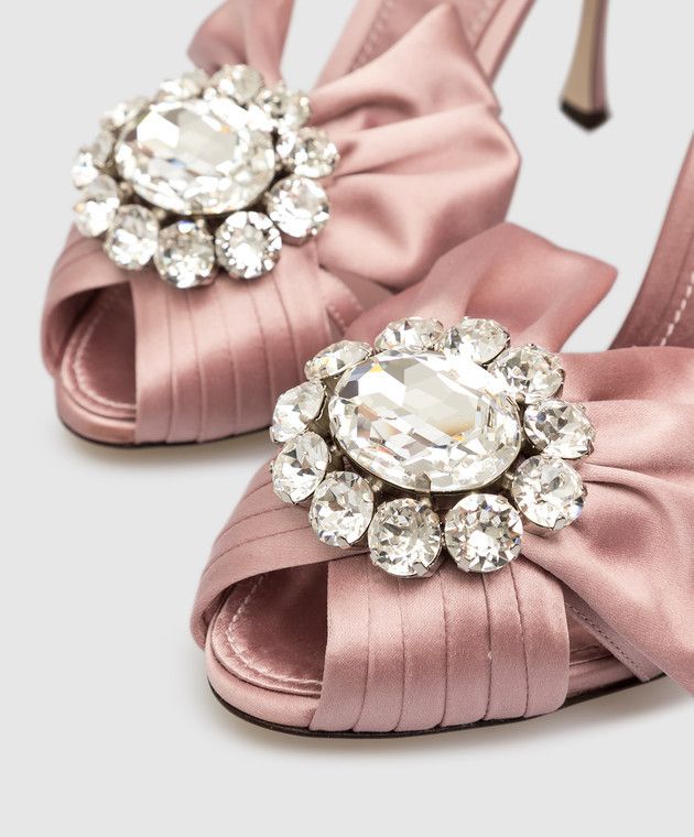 Dolce & Gabbana o1y0925 Ankle Strap Sandals in Antique Rose Size US 5 / IT 35 - 2 Thumbnail