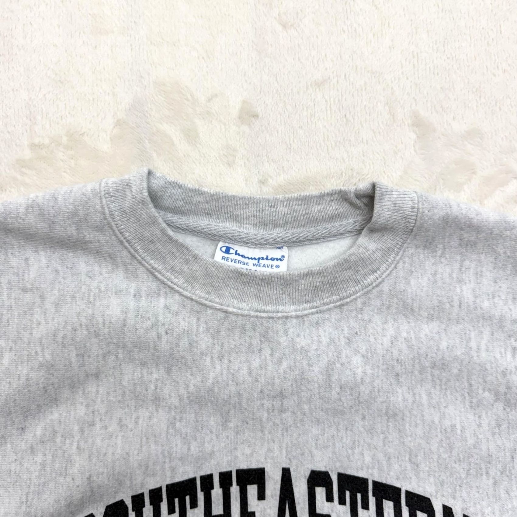 Champion Champion Sweatshirt Reverse Weave Southeastern University Mens XS Gray Graphic Print Pullover Crewneck Vintage No Size US XS / EU 42 / 0 - 3 Thumbnail