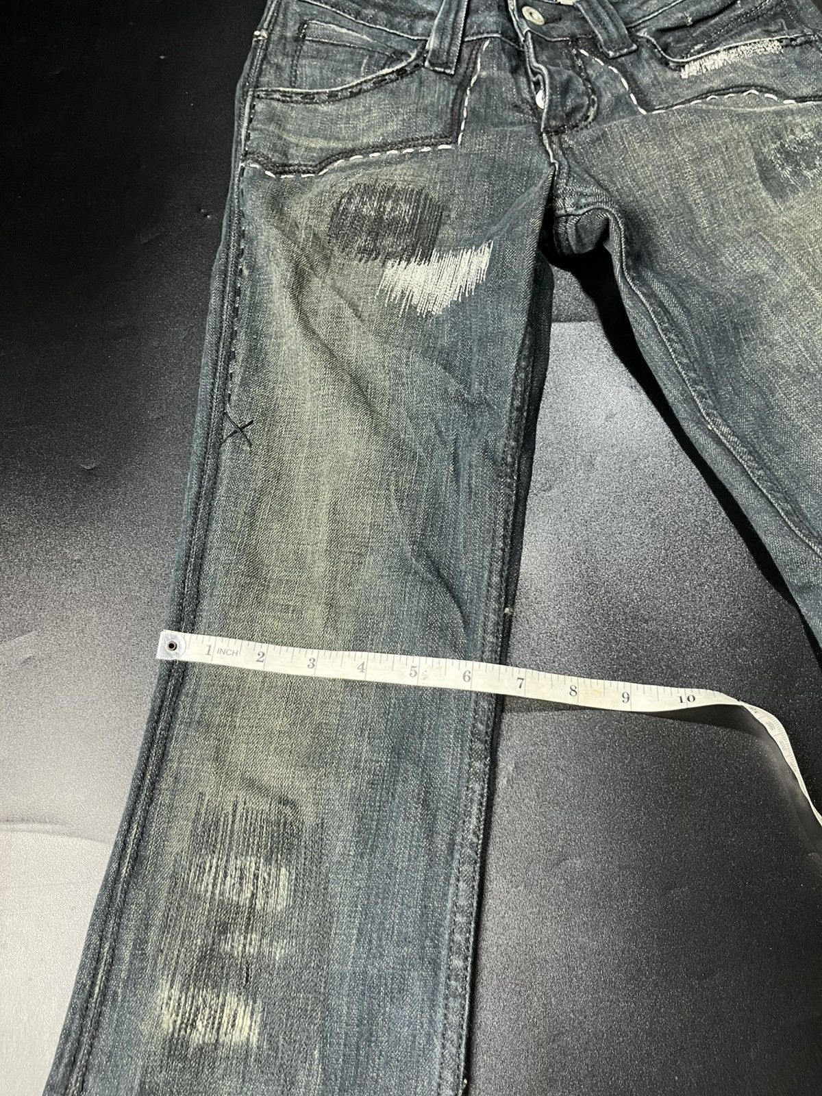 Hysteric Glamour × If Six Was Nine × Japanese Brand Japanese Super flared jeans antik denim Size US 29 - 12 Thumbnail