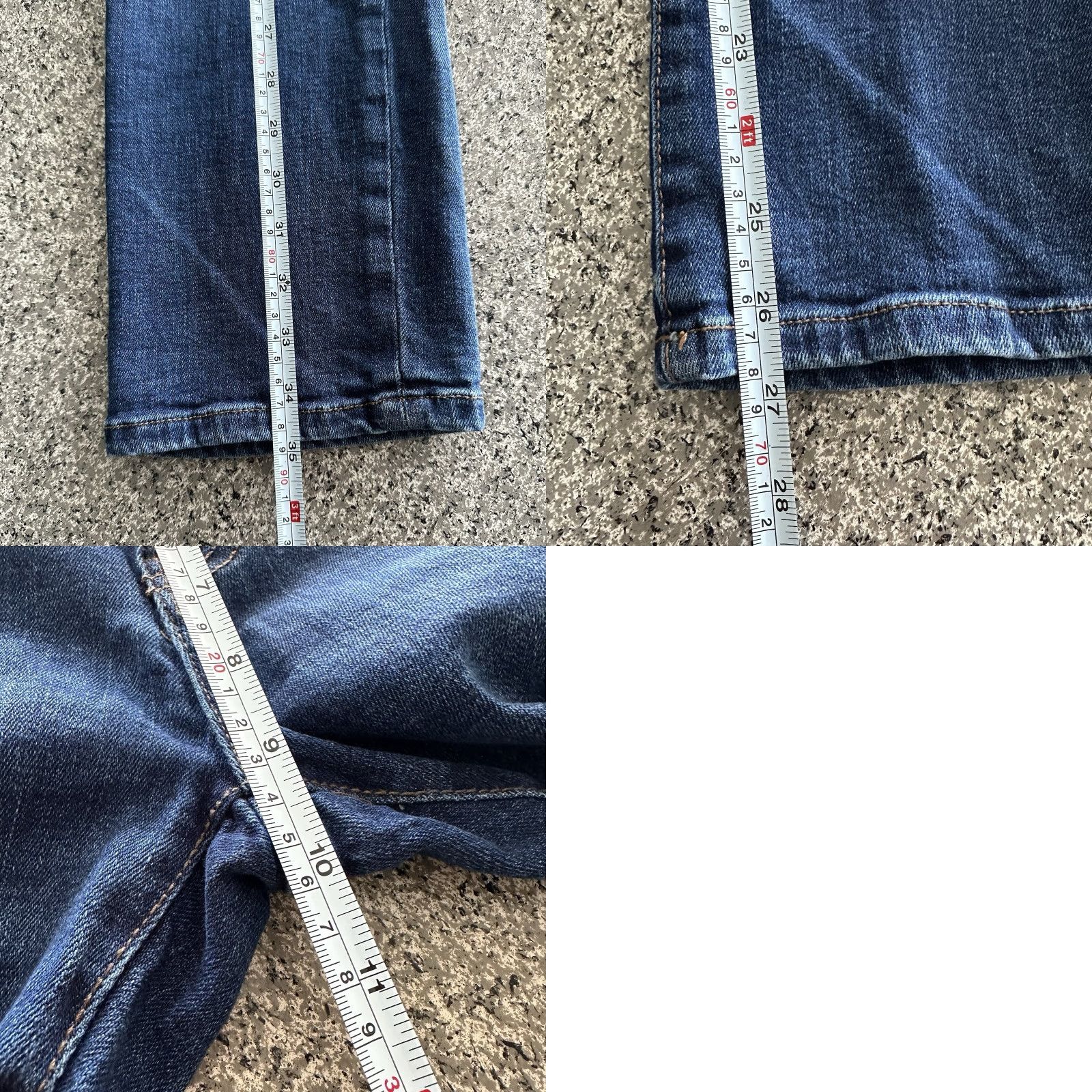 Vintage VINTAGE Aéropostale Jeans Women’s 28 Straight Denim Blue Slim Stretch Mid Rise 27in Inseam 27in Womens Jeans Size 28" / US 6 / IT 42 - 8 Thumbnail