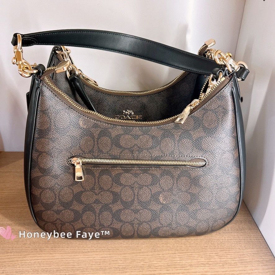 Coach NWT Coach Teri Hobo Bag In Signature Canvas CV940 Size ONE SIZE - 5 Thumbnail