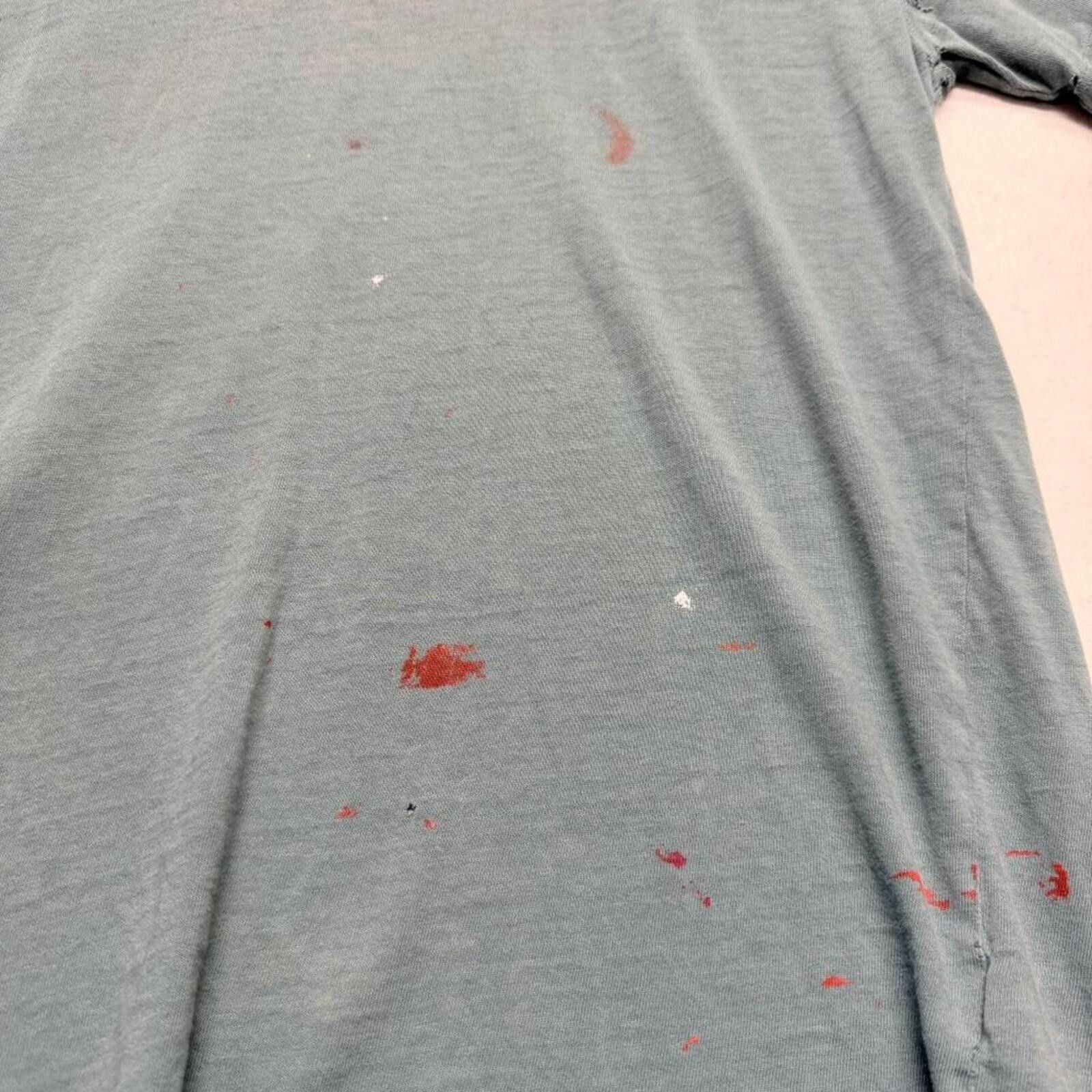 Other Thrashed and distressed green tee with paint splatter, holes Size M / US 6-8 / IT 42-44 - 5 Thumbnail