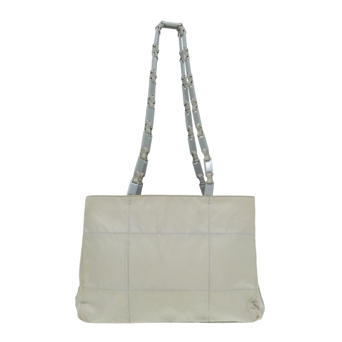 Prada Grey Canvas Shoulder Bag (Pre-Owned) Size ONE SIZE - 1 Thumbnail