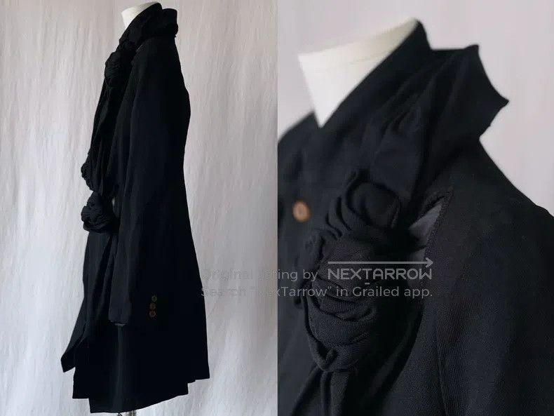 Comme des Garcons Comme Des Garcons Braided Knot Cutaway Fleece Jacket Size XS / US 0-2 / IT 36-38 - 5 Thumbnail