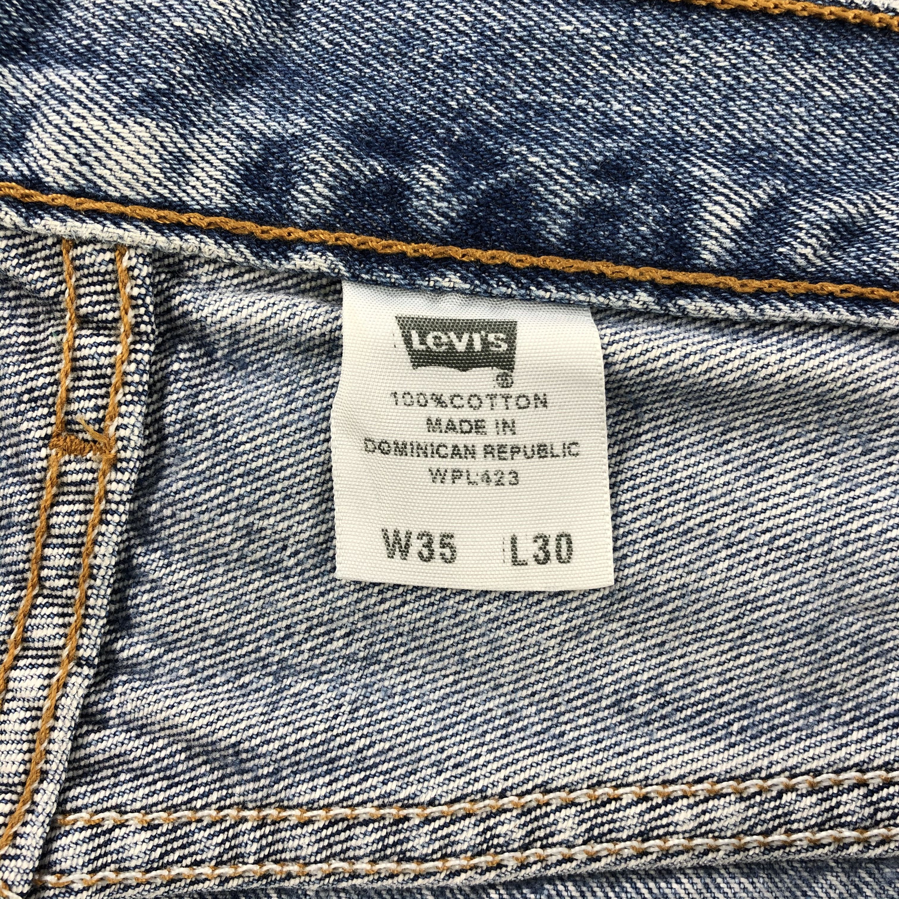 Levi's Vintage Light Wash Levis 501 Jeans-JM2088 Size 35" - 9 Thumbnail
