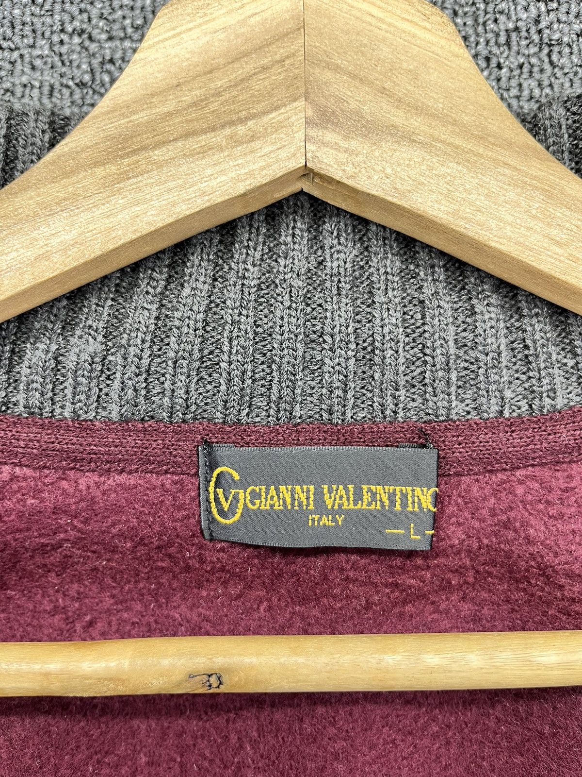 Gianni Valentino Vintage Gianni Valentino Rare Knit Jacket Size US L / EU 52-54 / 3 - 7 Thumbnail