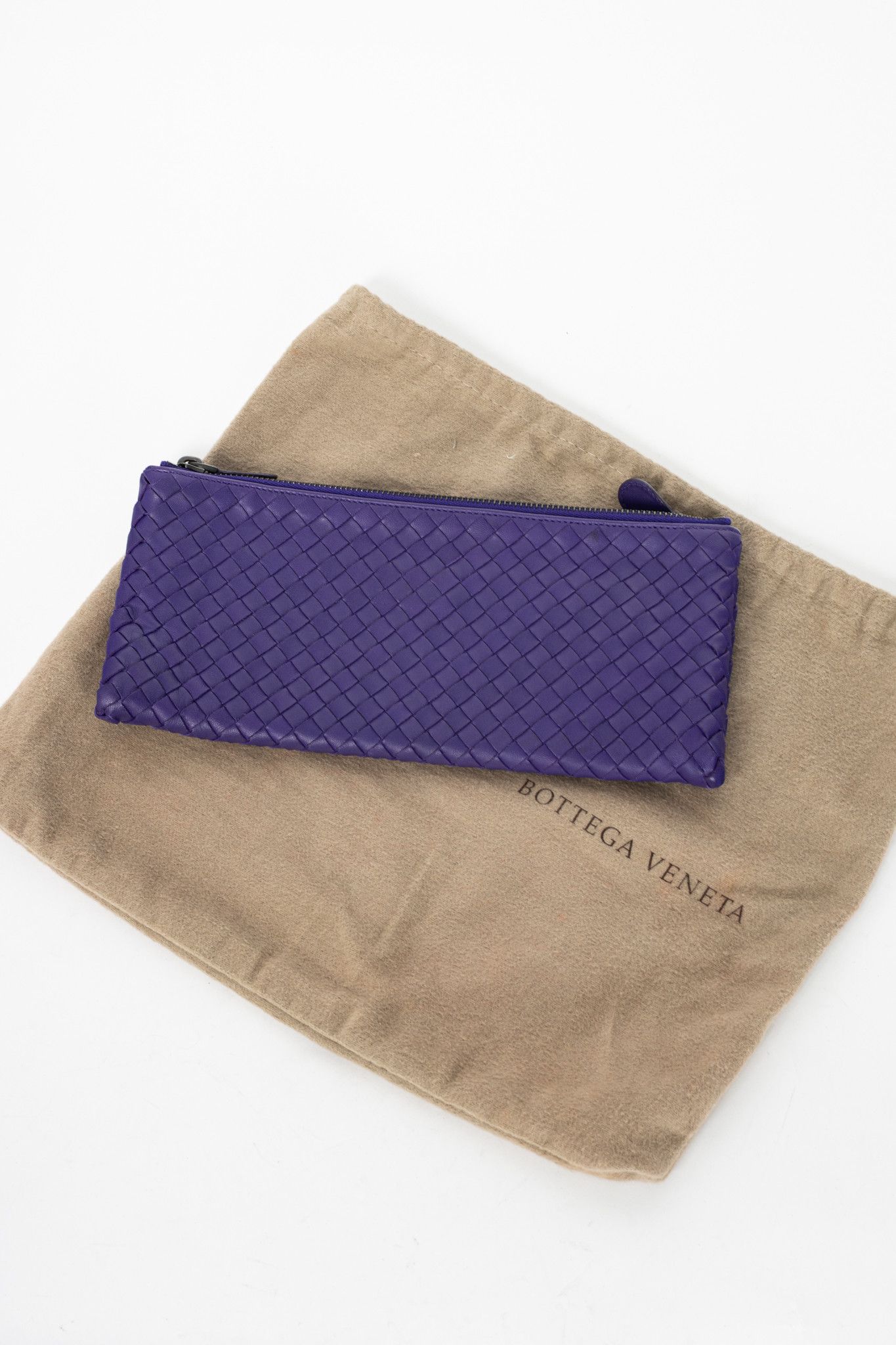 Bottega Veneta Bottega Veneta Purple Nappa Intrecciato Bifold Clutch Size ONE SIZE - 12 Thumbnail
