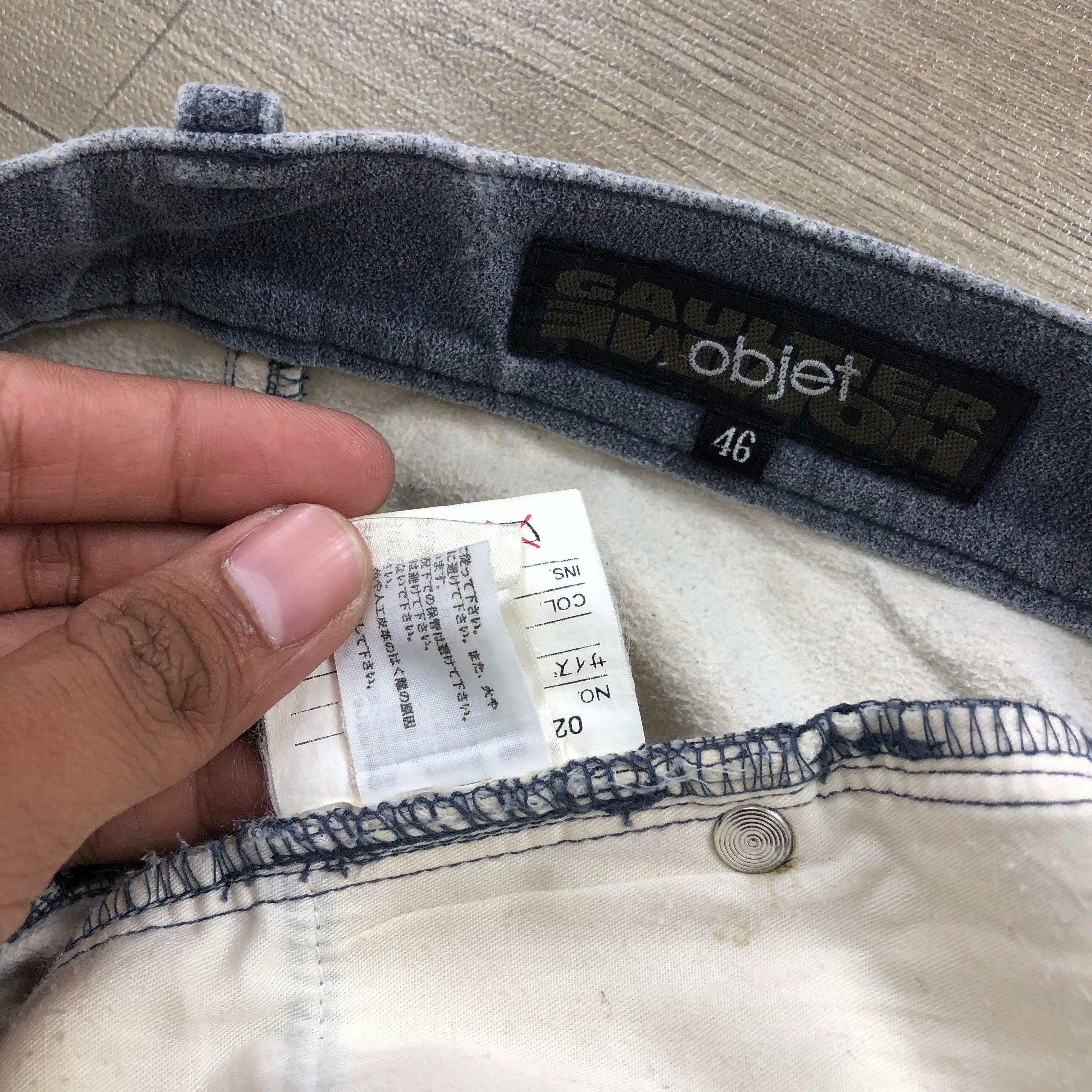 Gaultier Homme Objet 2000s Gaultier Homme Objet Faded Lgb Style Denim Jeans Size US 30 / EU 46 - 11 Thumbnail