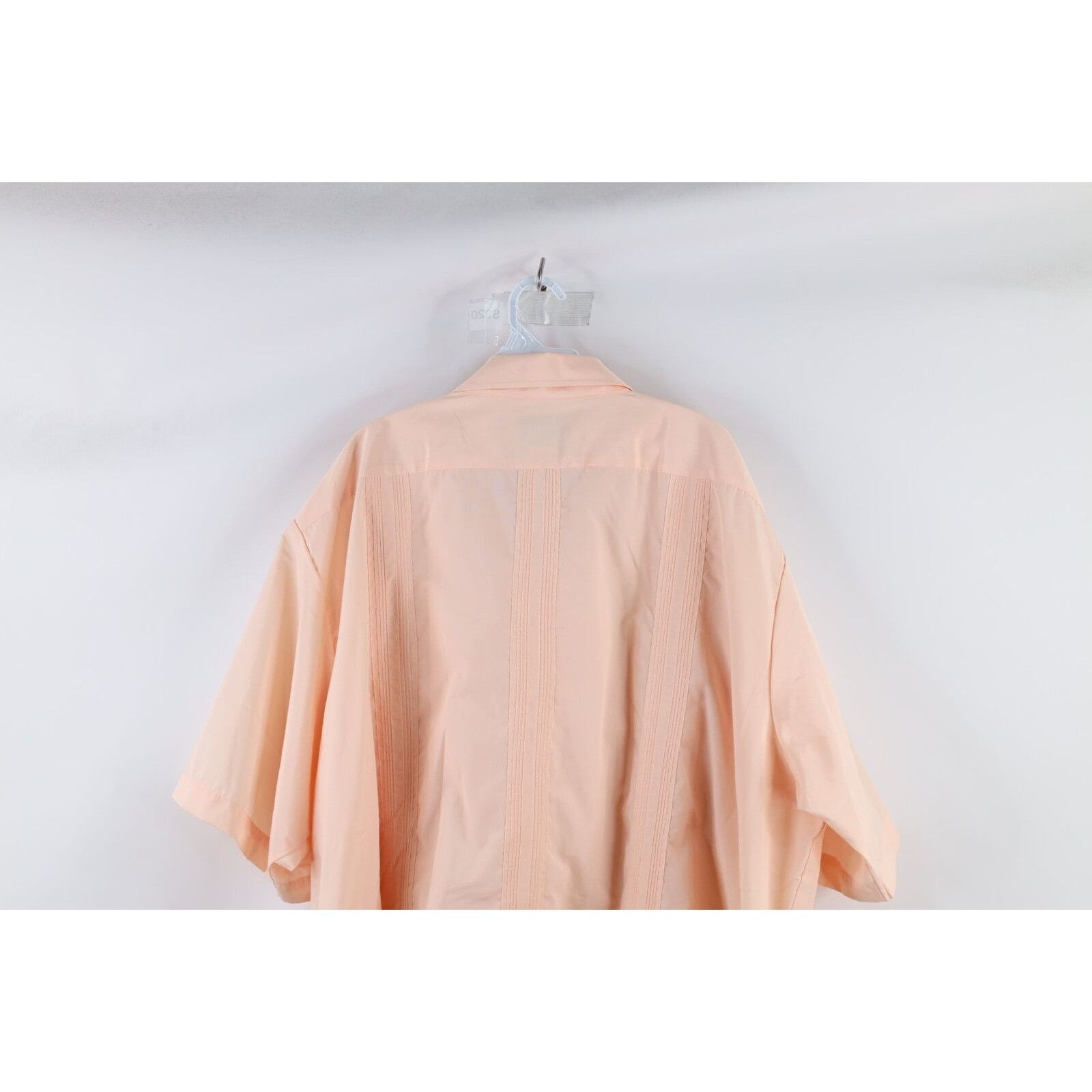 Vintage Vintage 90s Guayabera Beach Wedding Short Sleeve 4XL Size US XXL / EU 58 / 5 - 8 Thumbnail