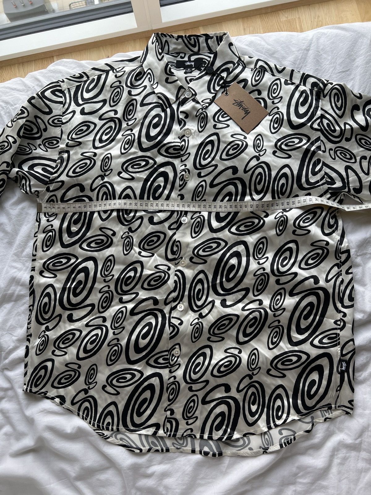 Stussy Stussy swirly s silk shirt Size US S / EU 44-46 / 1 - 6 Thumbnail