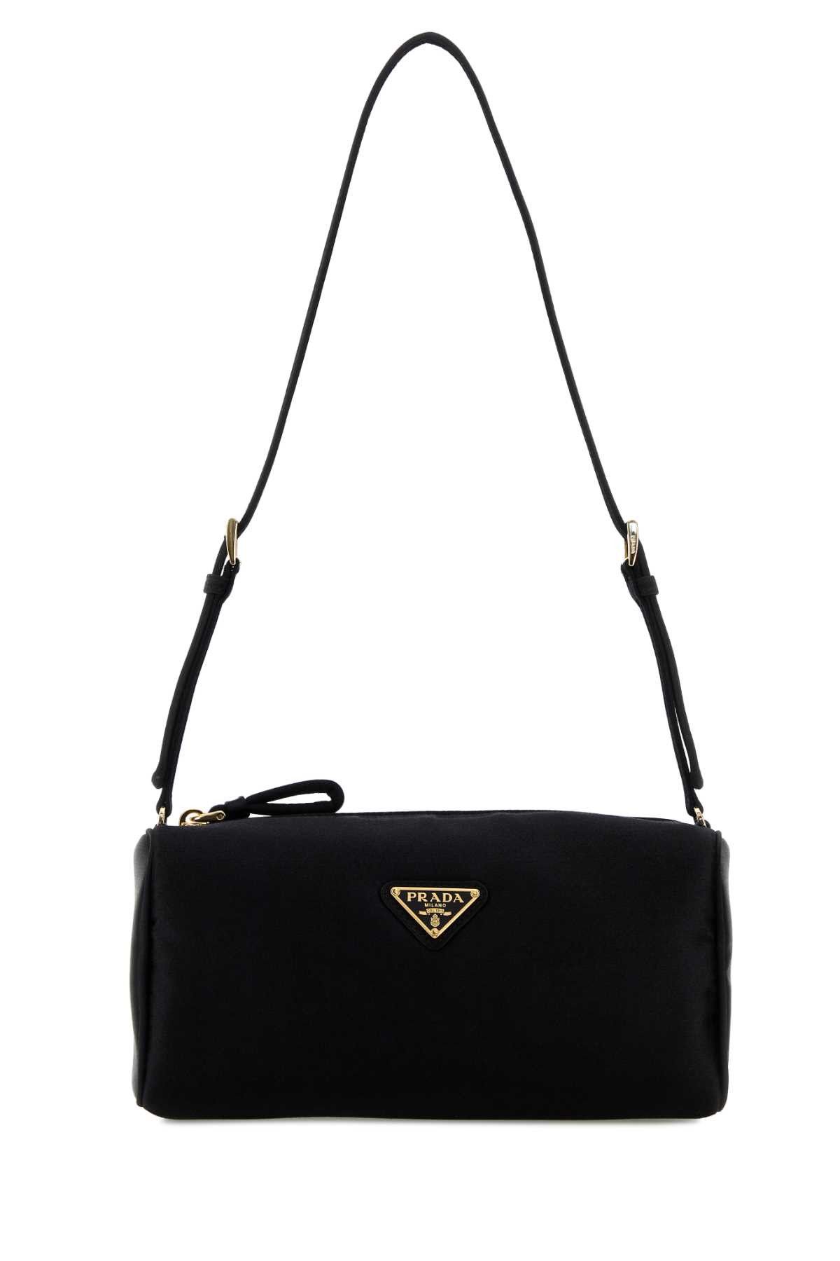 Prada Black Satin Mini Shoulder Bag Size ONE SIZE - 1 Thumbnail