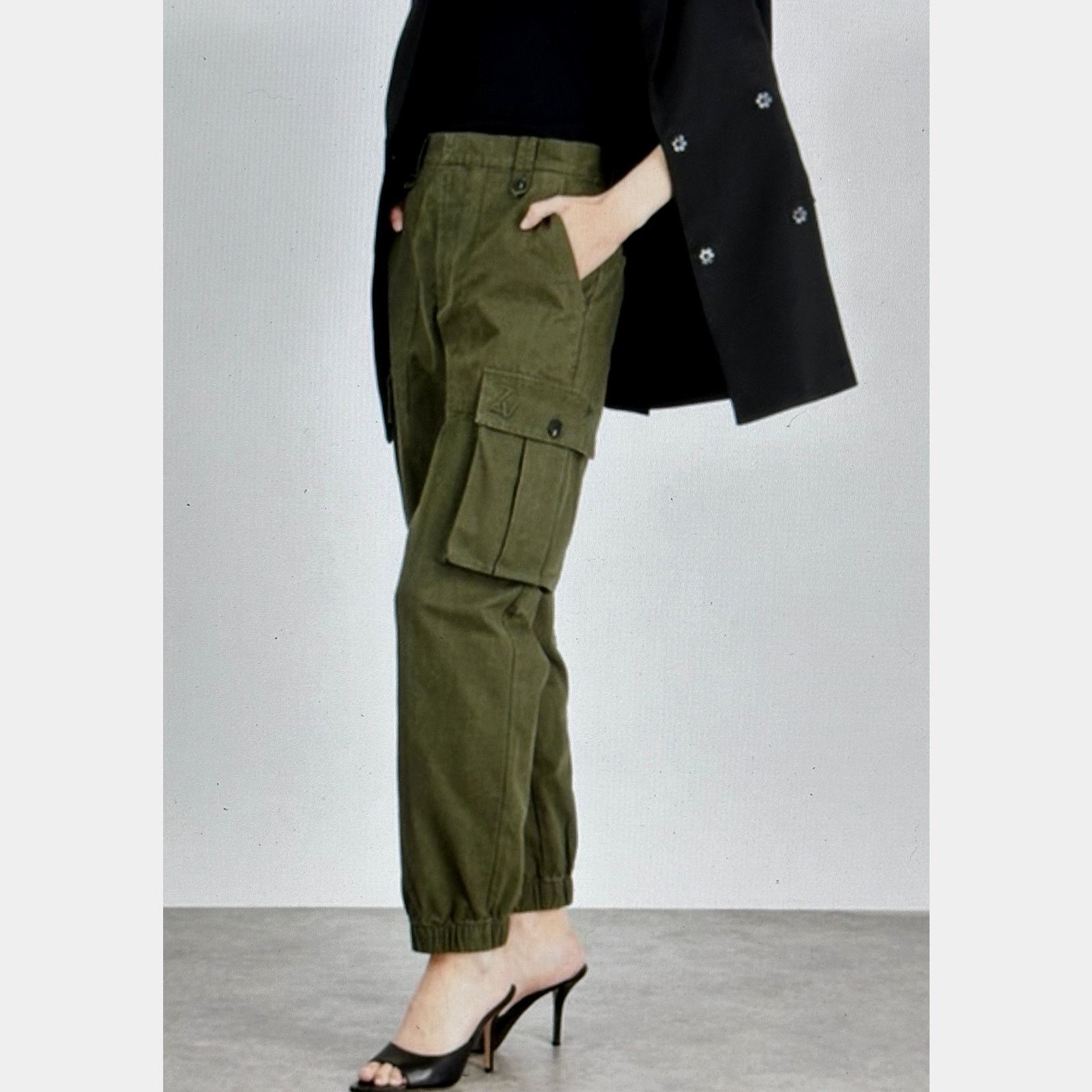 Zadig & Voltaire Zadig & Voltaire Pilote Cargo Pants Army Green 38 Size 30" / US 8 / IT 44 - 2 Thumbnail