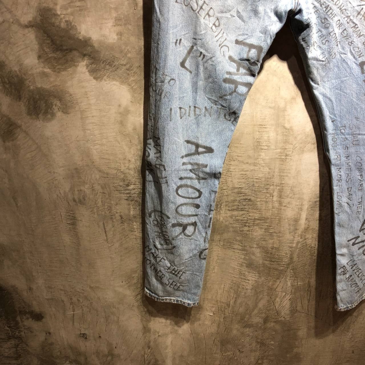 Gucci Gucci FW17 Punk Scribble denim pants Size US 28 / EU 44 - 6 Thumbnail