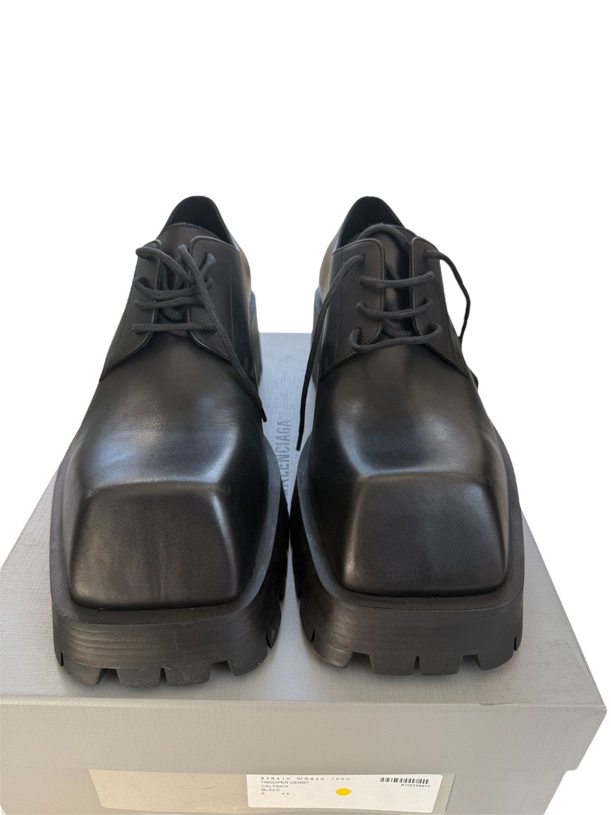 Balenciaga Balenciaga Derby Trooper Calfskin Size US 12 / EU 45 - 2 Thumbnail