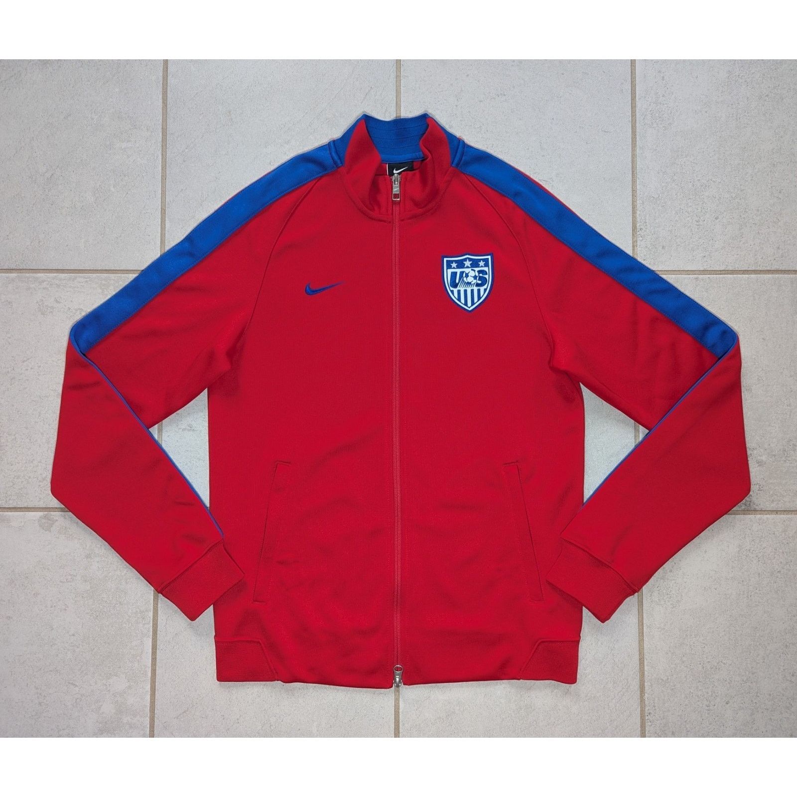 Nike Nike Men's Small USA Soccer Zip Jacket 2014 World Cup USMNT Size US S / EU 44-46 / 1 - 1 Thumbnail
