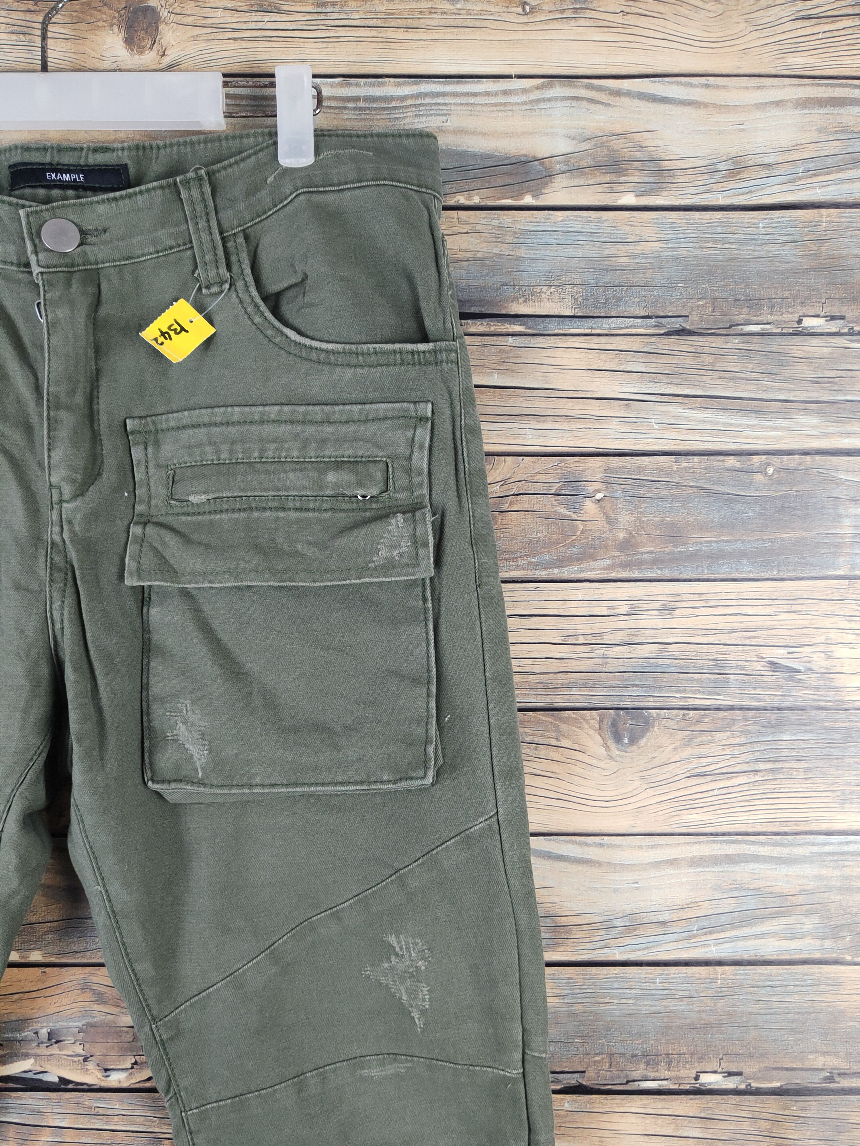 Japanese Brand DL Example bush Green Multipocket Tactical Cargo Pants #1342 Size US 33 - 5 Thumbnail