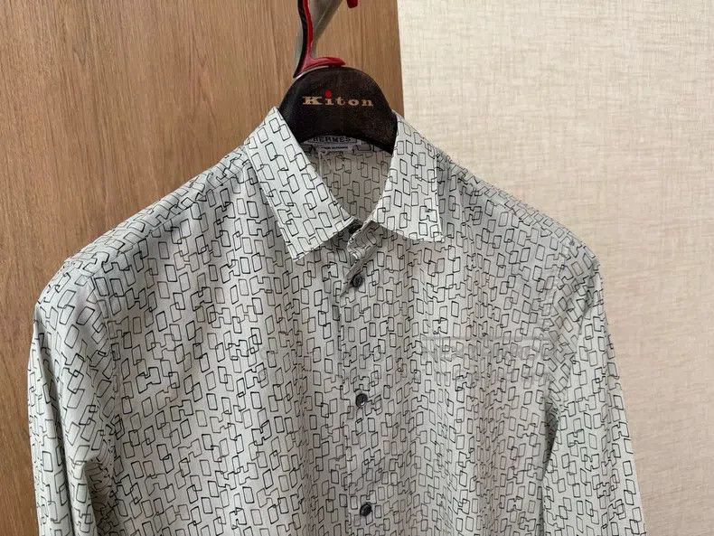 Hermes Hermes size 39 Casual Shirt for Spring/Summer Size US M / EU 48-50 / 2 - 2 Thumbnail