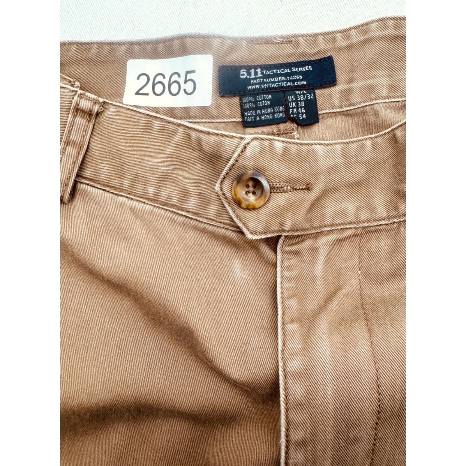 Vintage 5.11 Tactical Pants Mens 36 Beige Cargo Pocket Zipper Button Snap 34 Inseam 36x34 Regular Canvas Khaki Beige 5.11 Tactical 74269 Size US 36 / EU 52 - 5 Thumbnail