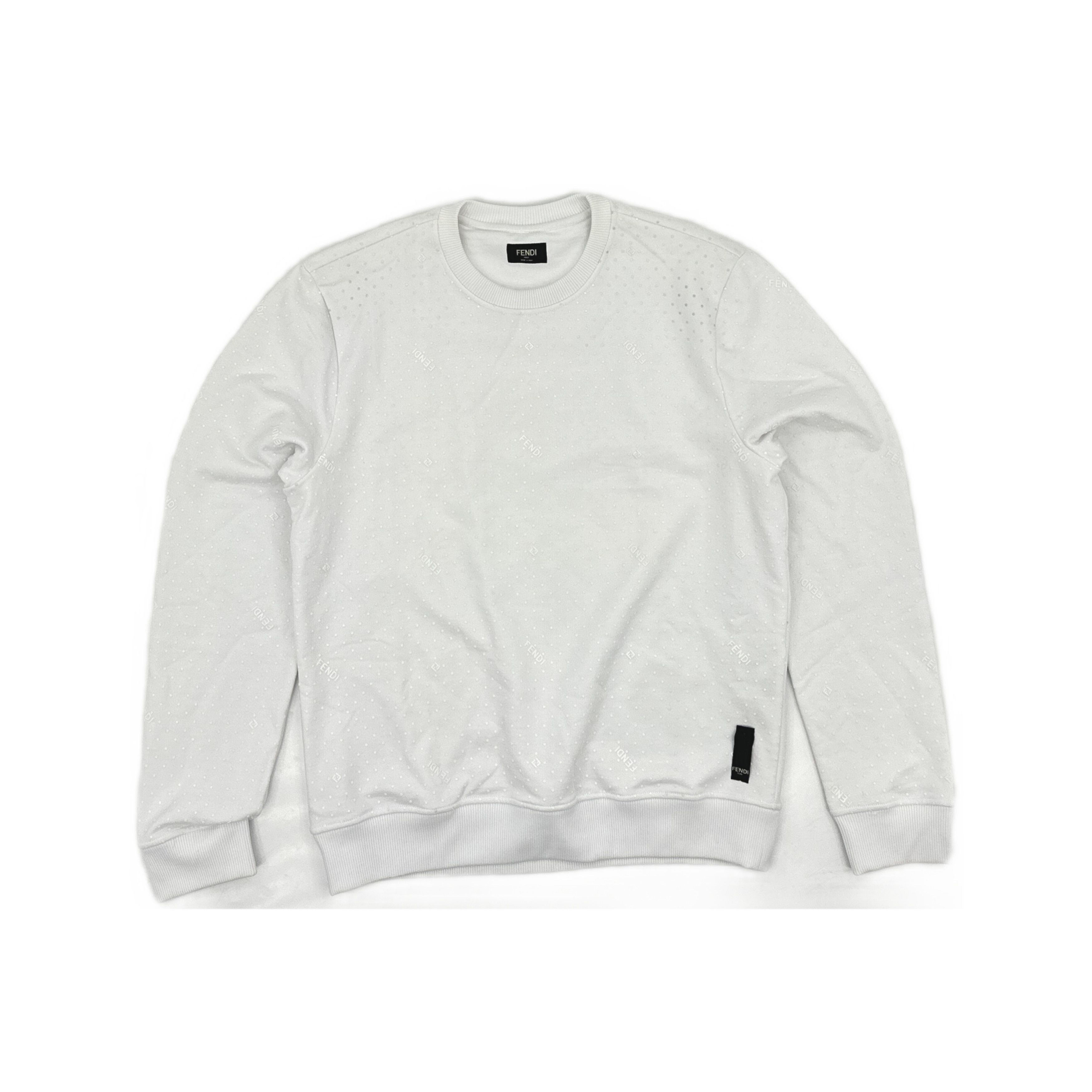 Fendi Fendi Embossed Logo Sweatshirt Size M Size US M / EU 48-50 / 2 - 1 Thumbnail