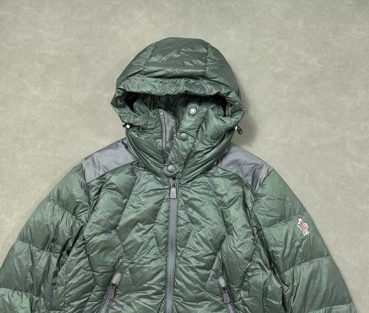 Moncler Green Hooded Puffer Jacket Size S Size US S / EU 44-46 / 1 - 3 Thumbnail